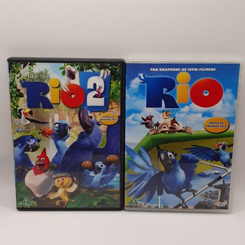Rio 1 og Rio 2. Dvd