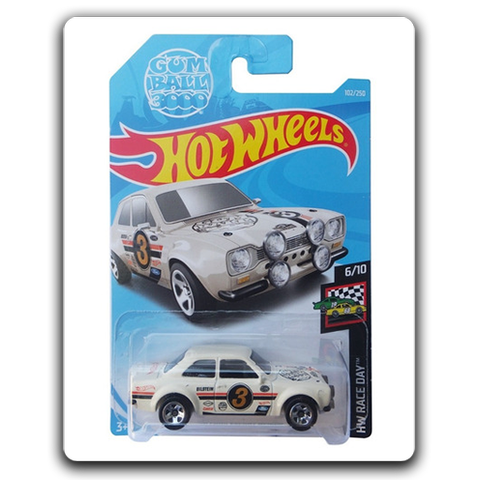 Hot Wheels '70 Ford Escort RS1600 (HW Race Day 2019), FYD23 | US Kort