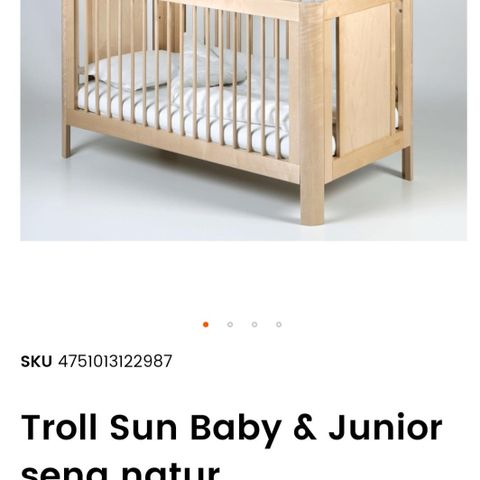 Troll Sun Baby&Junior seng selges