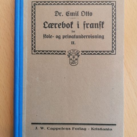 Emil Otto: Lærebok i fransk