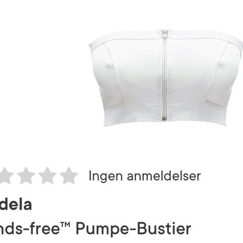 Medela Hands-free™ Pumpe-Bustier  (ny) - str. L