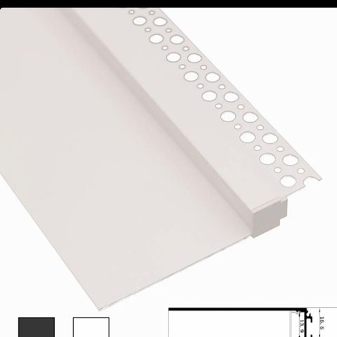 Aluminiumsprofil for led striper selges