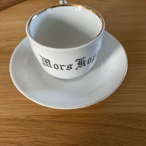 Mors kopp—Retro og gammel kopp til mor