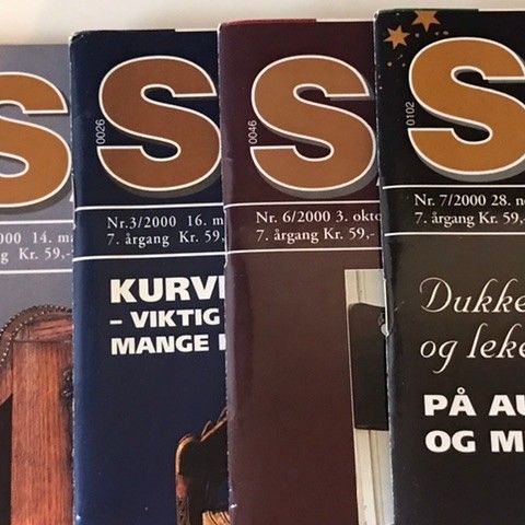 Selger Samler & Antikkbørsen blader - fra 1997 - 2000