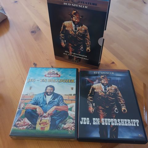 Bud Spencer samleboks, en dvd ripefri og en dvd i plast