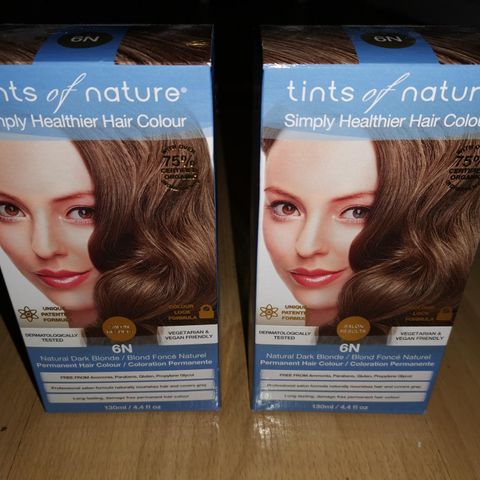 Permanent hårfarge fra Tints of Nature 6N natural dark blonde