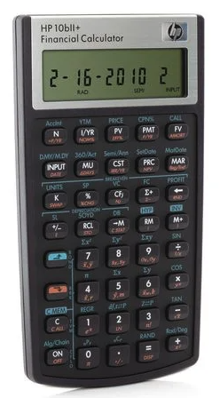 HP 10bII+ financial calculator