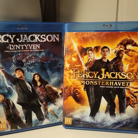 Percy Jackson , 2 stk filmer blu-ray