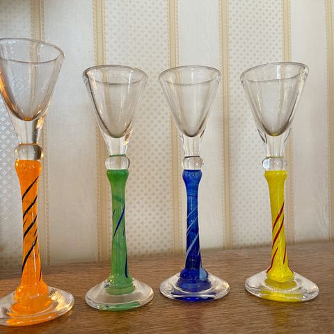 4 spesielle kunst glass!