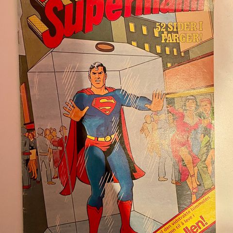 Tegneserie Supermann nr. 3 1981
