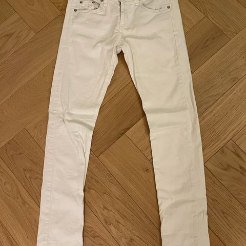 Rag&Bone jeans hvit «Jean», W:25