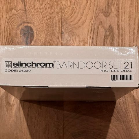 Elinchrom 21cm Pro Barndoors med gels