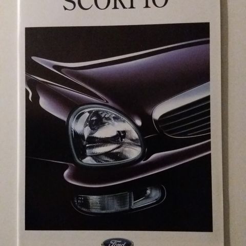 Ford SCORPIO -brosjyre. (NORSK)