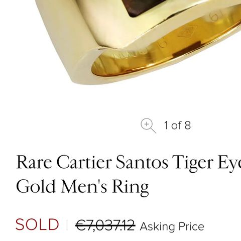 7000€ Cartier Santos-Dumont Ring