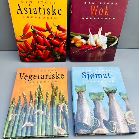 Den store kokeboken: asiatiske, wok, vegetariske og sjømat