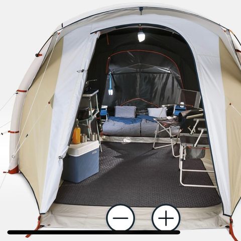 Stor oppblåsbar telt