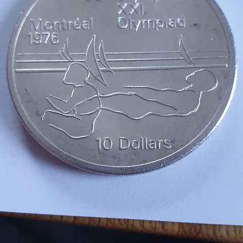 10 Dollars Canada Ol.Montreal 1976