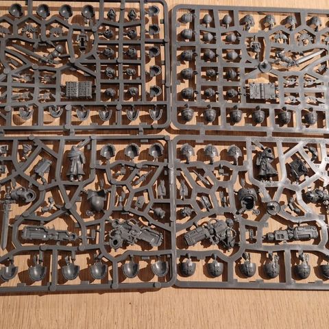 2stk Dark Angels Upgrade Sprues og transfer sheets