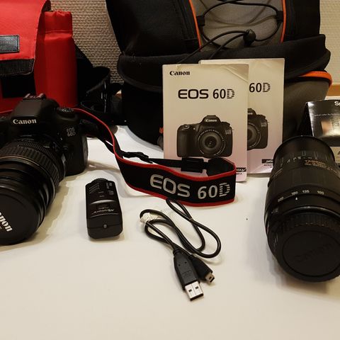 Canon EOS 60D med div. utstyr