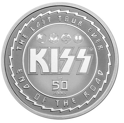 Niue 2023 KISS - 50TH ANNIVERSARY - 1 OZ 99.9% Silver