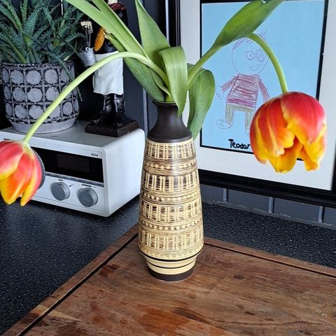 Stemplet vase