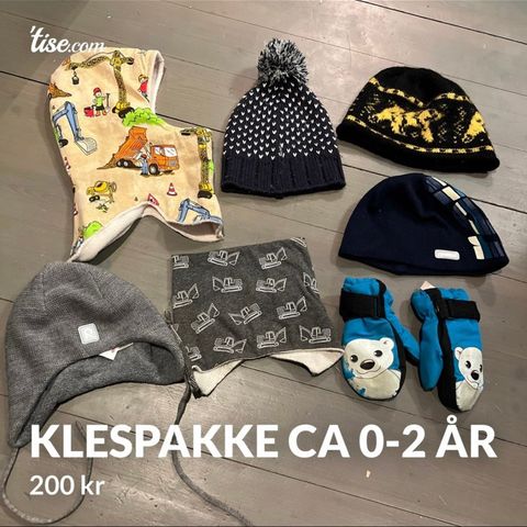 klespakke ca 0-2 år