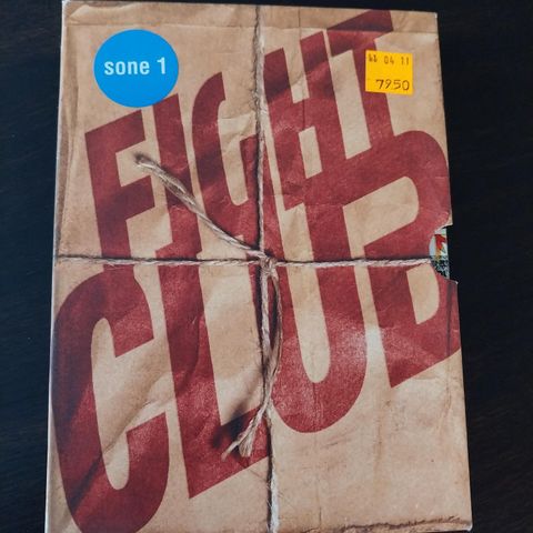 Flott samle-eksemplar av Fight Club