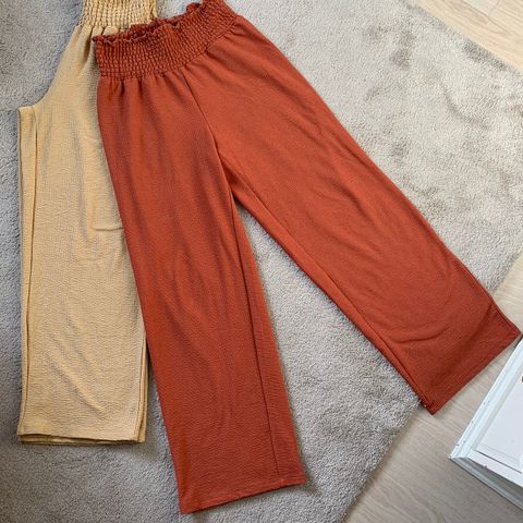 Pieces cropped pants størrelse S