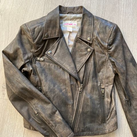 Leather jacket, str 38 - H&M Fashion Against AIDS