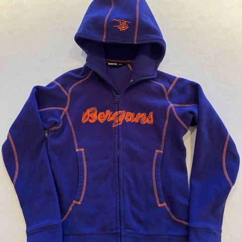 Bergans Bryggen fleece jakke str. 152, 12 år