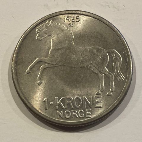 1 Kr 1965 Kong Olav 5