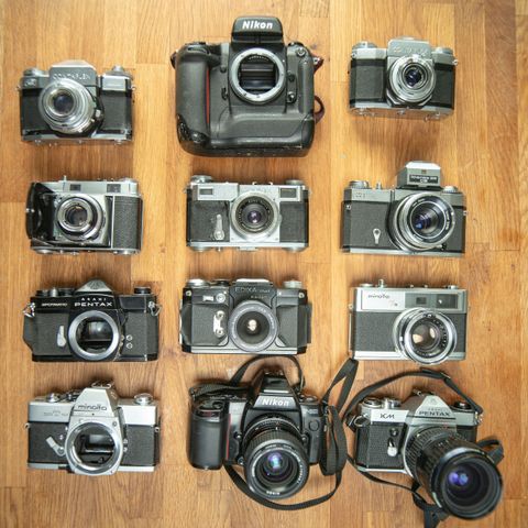 Kameraer med feil eller mangler og defekter