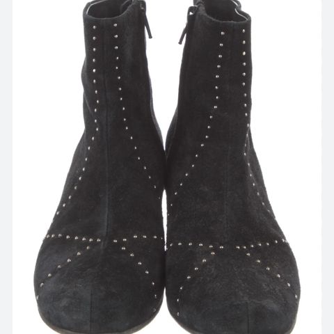 Julie Fagerholt studded boots - semskede skoletter 40(41)