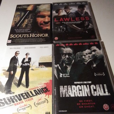 Surveillance- Margin Call- Scouts Honor- Lawless- Las Vegas 21