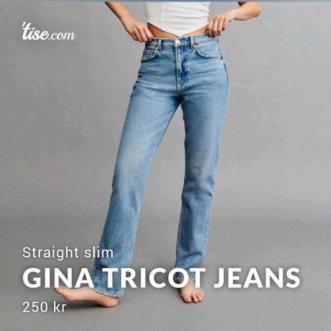 Ny jeans fra gina tricot