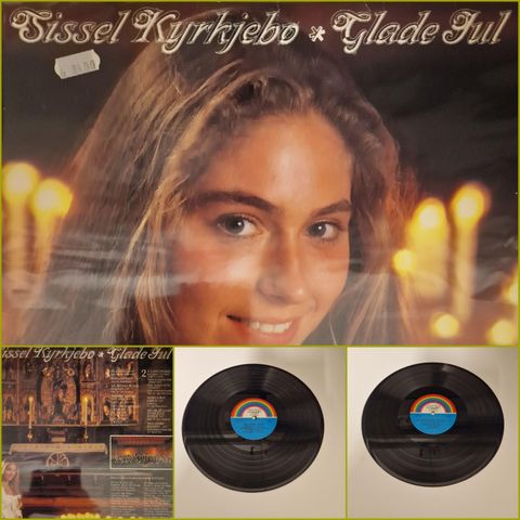 SISSEL KYRKJEBØ  / GLADE JUL 1987 - VINTAGE/RETRO LP-VINYL (ALBUM)