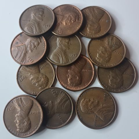 1 cent 1973 D US mynter