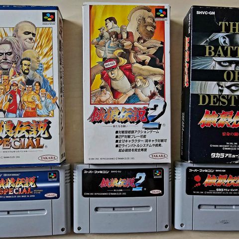 NINTENDO Fatal Fury spill (CIB)