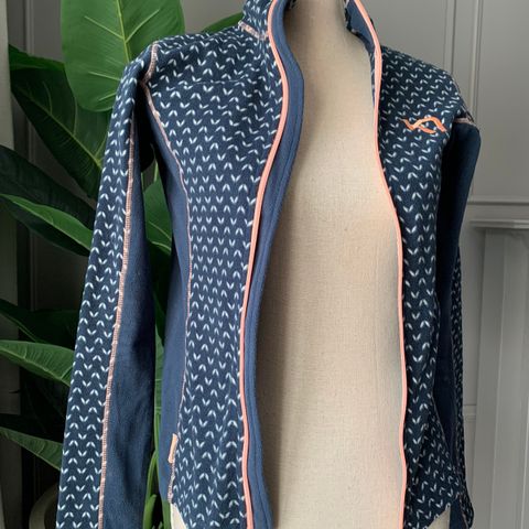 Kari Traa fleece jakke med full zip
