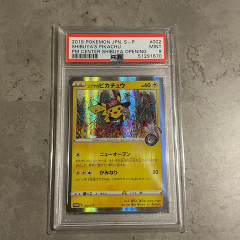 Pikachu 002/S-P PSA 9