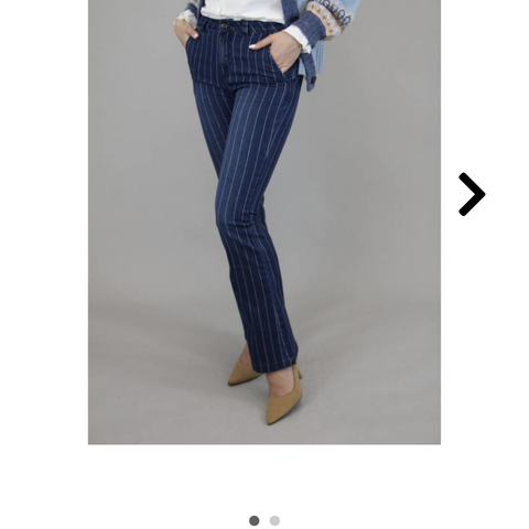 Bukse MAPP Jeans (chino flare stripe pants) Str.M (ny med lapp)