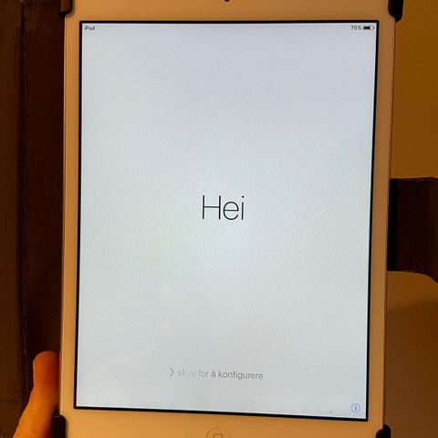 iPad mini 16GB hvit, første generasjon (2012)