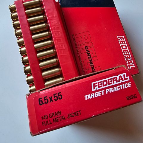 6,5x55 ammo