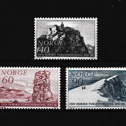 Norge 1968 - Den norske turistforening 100 år - postfrisk (N225)