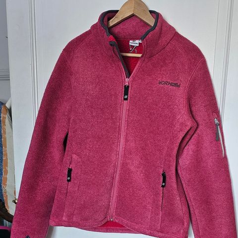 Tykk fleece jakke fra Norheim, str. M