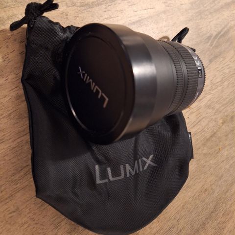 Veldig pent brukt panasonic Lumix G vario 7-14 mm ASPH Objektiv til kamera