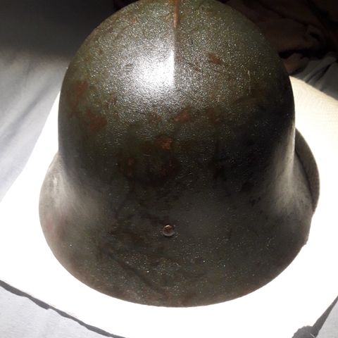 Norsk hjelm Raufoss M31/Tyske/NS/sølv som innbytte