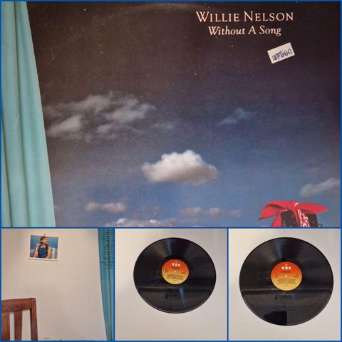 WILLIE NELSON  / WITHOUT A SONG 1983 - VINTAGE/RETRO LP-VINYL (ALBUM)