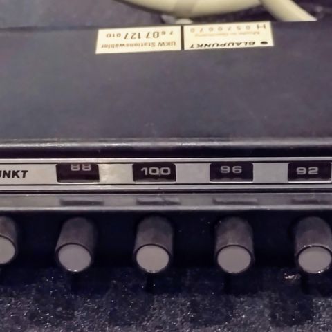 Vintage stasjonsvelger for Blaupunkt-bilradio