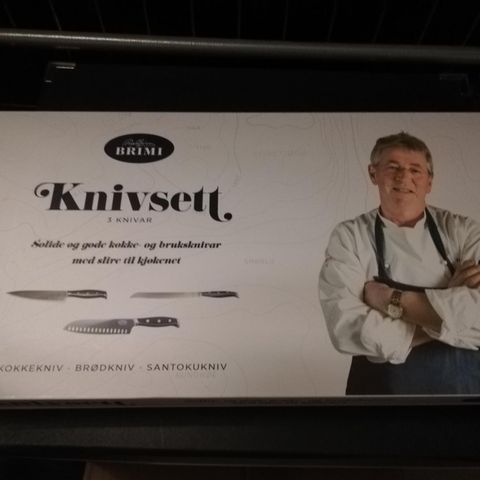 Knivsett 3 deler